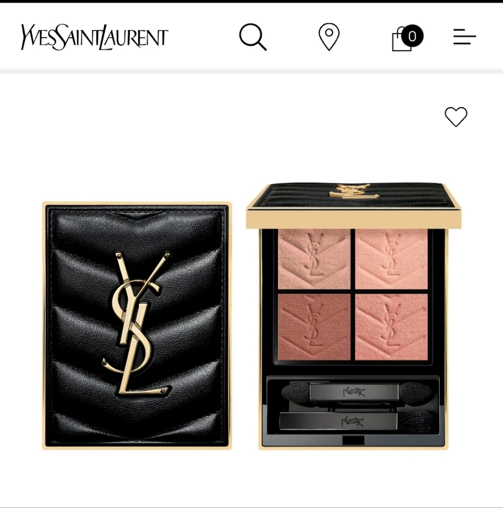 NWT YSL Couture Mini Clutch Eyeshadow Palette 600 Spontini Lilies